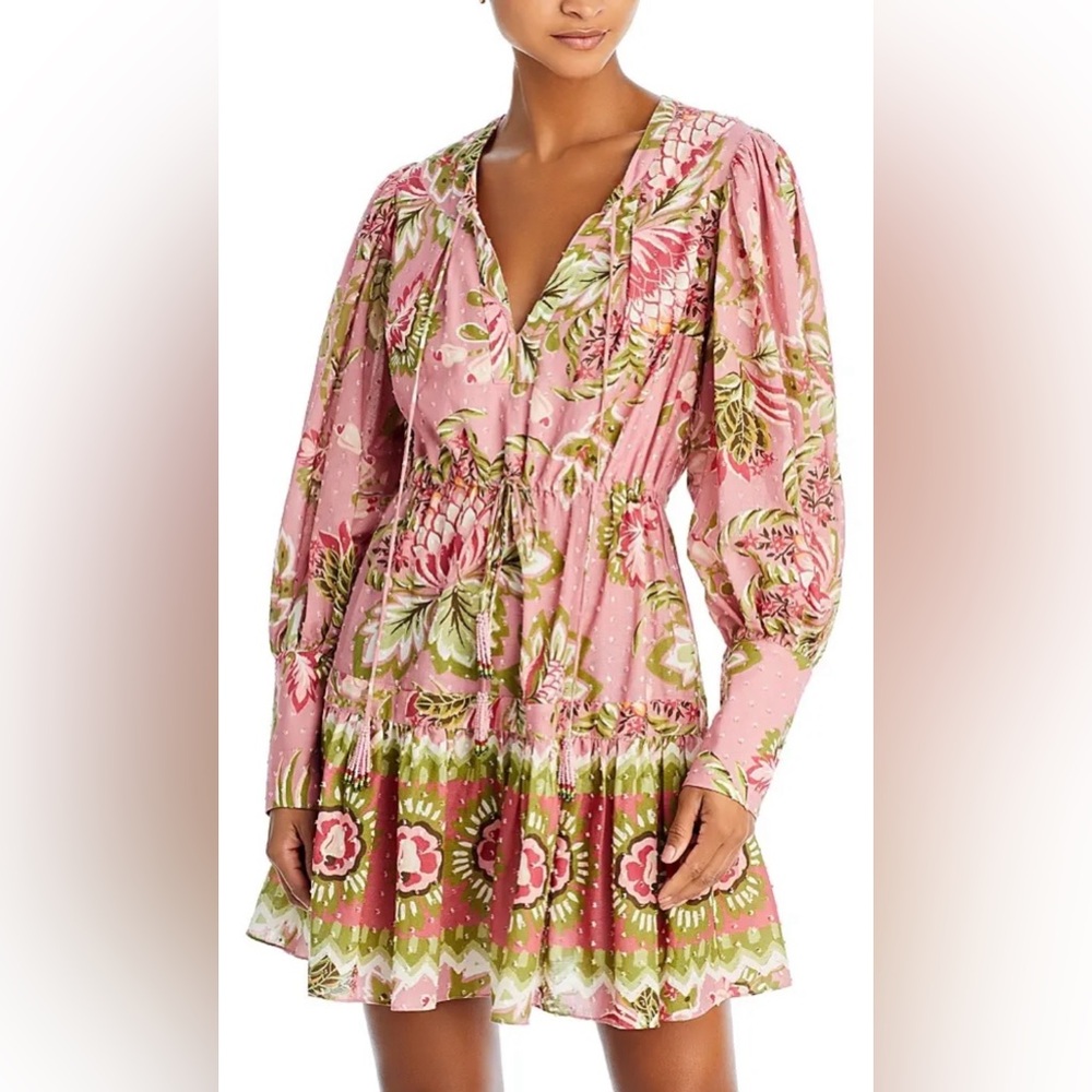 Farm Rio Aura Peasant Dress Womens Size M - Like New
